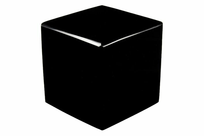 Polished Obsidian Cube - Mexico #195187